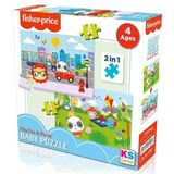 Omz Fisher Price Baby City Fun & Picnic 2’Si 1 Arada Puzzle Kız Erkek Çocuk Oyuncak Eğitici Oyuncaklar