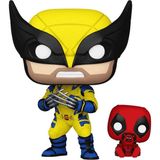 OMZ Funko Pop Marvel Deadpool: Wolverine W/ Babypool Kız Erkek Çocuk Oyuncak Eğitici Oyuncaklar - Çok Renkli