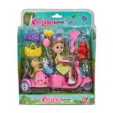 Omz Gaga Love Hayvanlarıyla Pembe Motor Gezisi Kız Erkek Çocuk Oyuncak Eğitici Oyuncaklar