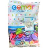 OMZ Gd-90 Doğum Günü Balonu 100ADET Kız Erkek Çocuk Oyuncak Eğitici Oyuncaklar - Çok Renkli