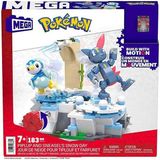 OMZ HKT20 Mega Pokemon - Piplup ve Sneasel Kış Macerası Seti 183 Parça + 7 Yaş Kız Erkek Çocuk Oyuncak E - Çok Renkli