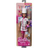 OMZ HKT67 Barbie Kariyer Bebekleri Serisi - Pasta Şefi Kız Erkek Çocuk Oyuncak Eğitici Oyuncaklar - Çok Renkli