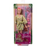 OMZ HKT90 Barbie Wellness - Spa Günü Sarışın Bebek Kız Erkek Çocuk Oyuncak Eğitici Oyuncaklar - Çok Renkli