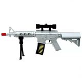 Omz Hunter Işıklı Sesli Tüfek Kız Erkek Çocuk Oyuncak Eğitici Oyuncaklar