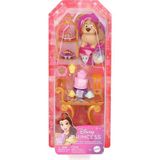 OMZ HYM34 Disney Prenses Belle ile Çay Saati Oyun Seti - Bebek Dahil Değildir. Kız Erkek Çocuk Oyuncak E - Çok Renkli