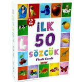 Omz İlk 50 Sözcük Eğitici Flash Kart Oyunu Kız Erkek Çocuk Oyuncak Eğitici Oyuncaklar