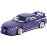 Omz Inno 1/64 Nissan Skyline Gt-R (R33) ''Pandem Rocket Bunny'' Purple Kız Erkek Çocuk Oyuncak Eğitici O