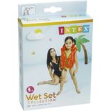OMZ IY58671 Yakalı Kırmızı Yelek 50X47CM Kız Erkek Çocuk Oyuncak Eğitici Oyuncaklar - Çok Renkli