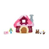 OMZ Jk 56043 Şirinler Mantar Ev ve Oyun Seti Asorti A Kız Erkek Çocuk Oyuncak Eğitici Oyuncaklar - Çok Renkli