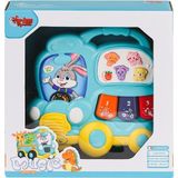 OMZ JLG-855-63A Işıklı ve Müzikli Otobüs Bebek Piano Kız Erkek Çocuk Oyuncak Eğitici Oyuncaklar - Çok Renkli