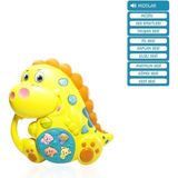 OMZ JLG-855-76A Işıklı ve Müzikli Dinazor Bebek Kız Erkek Çocuk Oyuncak Eğitici Oyuncaklar - Çok Renkli