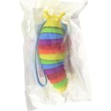 Omz Kıvrılabilen Renkli Plastik Salyangoz Anahtarlık Sarı Kız Erkek Çocuk Oyuncak Eğitici Oyuncaklar