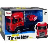 OMZ KLX800-247 Sürtmeli Işıklı Müzikli 1:24 Çekici (Tır Kafası) Kız Erkek Çocuk Oyuncak Eğitici Oyuncakl - Çok Renkli