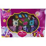 OMZ Kutuda Pony Set Kız Erkek Çocuk Oyuncak Eğitici Oyuncaklar - Çok Renkli