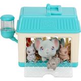 OMZ Little Live Pets Anne ve Yavruları Mini Fare Kız Erkek Çocuk Oyuncak Eğitici Oyuncaklar - Çok Renkli