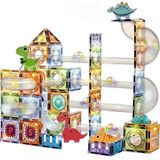 Omz Magnetic Tiles Light Version 108 Parça Kız Erkek Çocuk Oyuncak Eğitici Oyuncaklar