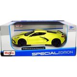 OMZ May 31527 Maisto 1/24 2020 Model Chevrolet Corvette Stingray Coupe Z51 Kız Erkek Çocuk Oyuncak Eğiti - Çok Renkli