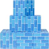 OMZ Megacraft 9 Parça Buzul Tuğla Blok Kız Erkek Çocuk Oyuncak Eğitici Oyuncaklar - Çok Renkli