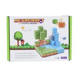 Omz Megacraft Orman Temalı Mıknatıslı Bloklar 47 Parça Kız Erkek Çocuk Oyuncak Eğitici Oyuncaklar