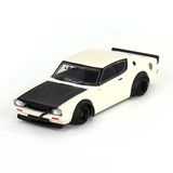 Omz Mini Gt 1/64 Nissan Skyline Kenmeri Liberty Walk White Kız Erkek Çocuk Oyuncak Eğitici Oyuncaklar