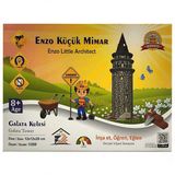 Omz Minyatür Tuğla Galata Kulesi Kız Erkek Çocuk Oyuncak Eğitici Oyuncaklar