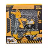 Omz Ml447 Power Machines Vinç, Damperli Kamyon Ve Kepçe İnşaat Seti -Molmo Kız Erkek Çocuk Oyuncak Eğiti