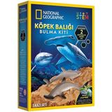 OMZ NAT07002 National Geographic Köpek Balığı Bulma Kiti - Trhamshdıg +6 Yaş Kız Erkek Çocuk Oyuncak Eği - Çok Renkli