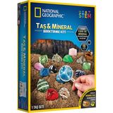 OMZ Natgeo Taş ve Mineral Biriktirme Kiti Kız Erkek Çocuk Oyuncak Eğitici Oyuncaklar - Çok Renkli