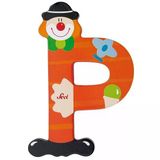 Omz Palyanço Ahşap Harf P Kız Erkek Çocuk Oyuncak Eğitici Oyuncaklar