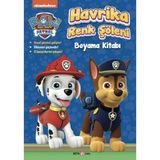 OMZ Paw Patrol Havrika Renk Şöleni Boyama Kitabı Kız Erkek Çocuk Oyuncak Eğitici Oyuncaklar - Çok Renkli