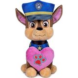 OMZ Paw Patrol Love Serisi Chase 20CM GIO-760022981 Kız Erkek Çocuk Oyuncak Eğitici Oyuncaklar - Çok Renkli