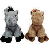 Omz Pb31558-23 Peluş Oturan At 23Cm - 1Adet Stokta Olan Gönderilir Kız Erkek Çocuk Oyuncak Eğitici Oyunc