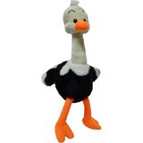 OMZ Peluş 40CM Deve Kuşu Kız Erkek Çocuk Oyuncak Eğitici Oyuncaklar - Çok Renkli