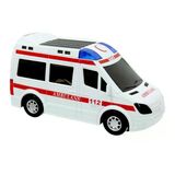 Omz Pilli Sesli Işıklı 112 Ambulans Oyuncak Kız Erkek Çocuk Oyuncak Eğitici Oyuncaklar