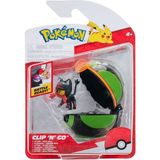 OMZ Pok PKW0259 Pokemın Clip N Go Seri 16 Kız Erkek Çocuk Oyuncak Eğitici Oyuncaklar - Çok Renkli