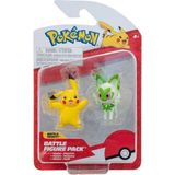 OMZ Pok PKW3355 Pokemon Battle 2li Figür Seti Kız Erkek Çocuk Oyuncak Eğitici Oyuncaklar - Çok Renkli