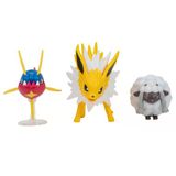 Omz Pokemon Battle 3'Lü Figür Seti Kız Erkek Çocuk Oyuncak Eğitici Oyuncaklar