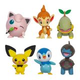 Omz Pokemon Battle 6'Lı Figür Seti Kız Erkek Çocuk Oyuncak Eğitici Oyuncaklar