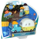 OMZ POLI/83405 Robocar Poli Camp Figürü-Necotoys Kız Erkek Çocuk Oyuncak Eğitici Oyuncaklar - Çok Renkli