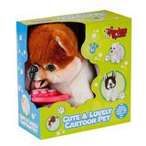 Omz Pr66699-26 Yürüyen Tasmalı Peluş Köpek Kız Erkek Çocuk Oyuncak Eğitici Oyuncaklar