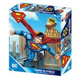 Omz Prime 3D - Superman 300 Parça Yetişkin Puzzle 32715 Kız Erkek Çocuk Oyuncak Eğitici Oyuncaklar