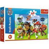OMZ PUZZLE-17321 Paw Patrol 60 Parça Puzzle Kız Erkek Çocuk Oyuncak Eğitici Oyuncaklar - Çok Renkli