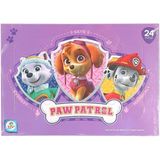OMZ PW7917 Paw Patrol Frame Puzzle 24 Parça Kız Erkek Çocuk Oyuncak Eğitici Oyuncaklar - Çok Renkli