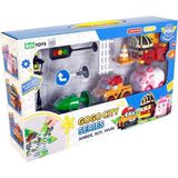OMZ Robocar Poli Gogo City Series Oyun Seti Kız Erkek Çocuk Oyuncak Eğitici Oyuncaklar - Çok Renkli
