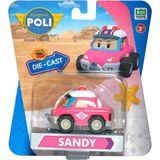 Omz Robocar Poli Metal Araç Karakter Figür Sandy - Polı/Mrt-0613 Kız Erkek Çocuk Oyuncak Eğitici Oyuncak