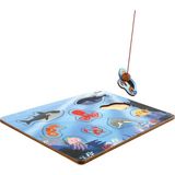 OMZ Rossie Ahşap Balık Tutma Oyunu ve Puzzle Kız Erkek Çocuk Oyuncak Eğitici Oyuncaklar - Çok Renkli