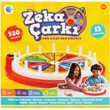 OMZ Smile Games Zeka Çarkı Kız Erkek Çocuk Oyuncak Eğitici Oyuncaklar - Çok Renkli