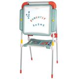 Omz Smoby Metal Ayaklı Çift Taraflı Manyetik Yazı Tahtası 7600410207 Kız Erkek Çocuk Oyuncak Eğitici Oyu