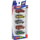 OMZ Speed Racer Road Series Metal Model Araba Seti 5'li Kız Erkek Çocuk Oyuncak Eğitici Oyuncaklar - Çok Renkli