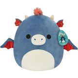 OMZ Squishmallows Ejderha Carin 40CM Kız Erkek Çocuk Oyuncak Eğitici Oyuncaklar - Çok Renkli
